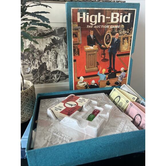 High Bid Vintage Board Game 1968 by 3M – Bookshelf Series – Complete & VGC - Picture 4 of 7